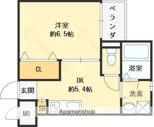 M’scourt西宮北口【1階】の間取り