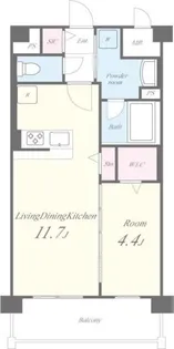 プリマヴェーラ甲子園一番町【3階】の間取り