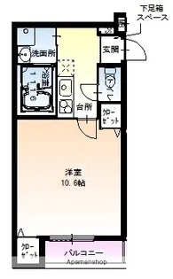 フジパレス西宮能登Ⅱ番館【0302号室】の間取り