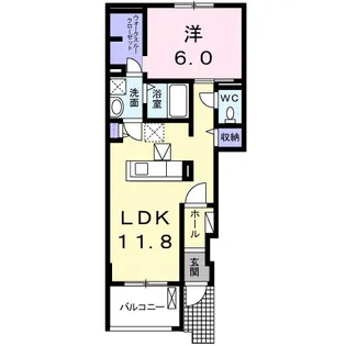 メゾンリヴィエール?【1階】の間取り