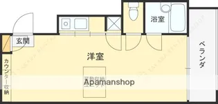 キャトルセゾン【402号室】の間取り