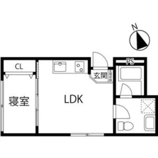 LEGGERO中山【1階】の間取り