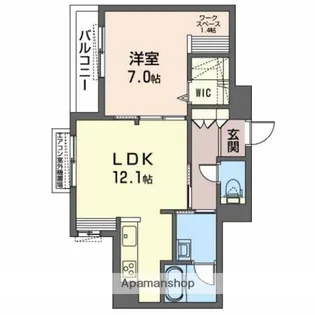 シャーメゾン大市ガーデン【302号室】の間取り
