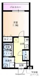 フジパレスさくら夙川イースト【0303号室】の間取り