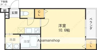 フジパレス西宮能登Ⅱ番館【0202号室】の間取り