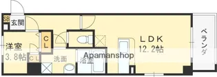 VILLA VIOLA 西宮北口【3階】の間取り