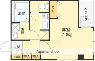 レジディア甲東園【2階】の間取り