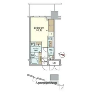 ジオエント西宮北口【11階】の間取り