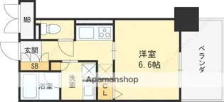 ジオエント西宮北口【13階】の間取り