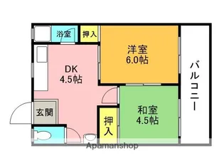 筒井文化【2階】の間取り