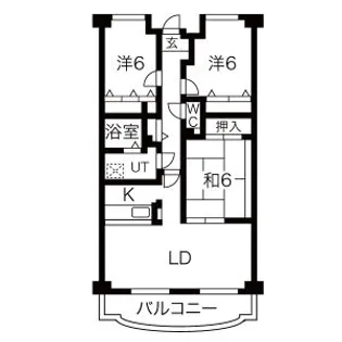 マンショングレース【3階】の間取り