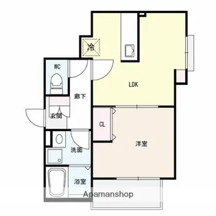 Keyビレッジ東鳴尾【3階】の間取り