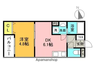 西宮THE NEXT【1階】の間取り