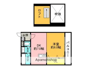 ドムール甲子園【5階】の間取り