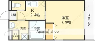 聚楽荘仁川C棟【2階】の間取り