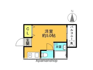 ベルフィーユNARUO【2階】の間取り