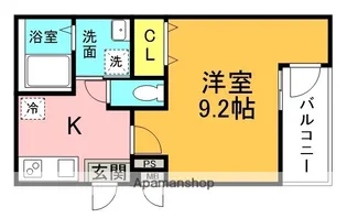 フジパレス西宮鳴尾III番館【2階】の間取り