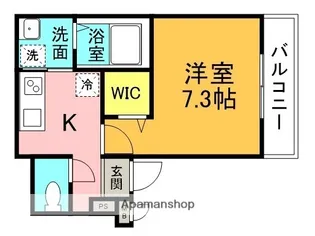 フジパレス西宮鳴尾Ⅵ番館【1階】の間取り