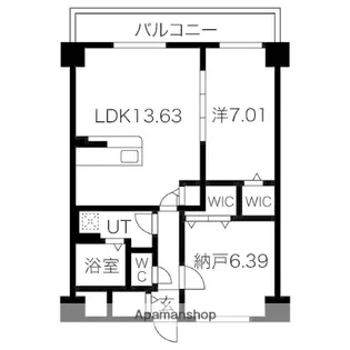 GROOVE上甲子園【5階】の間取り