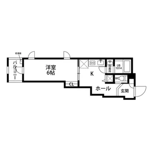 アムールグラン西宮【1階】の間取り