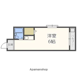 ウエストハイツ【2階】の間取り