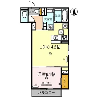 アルカンシエル【1階】の間取り
