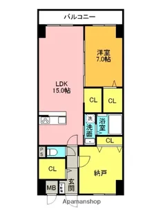兵庫県西宮市上甲子園4丁目【マンション】の間取り