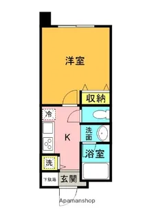 アプリーレ西宮武庫川【6階】の間取り