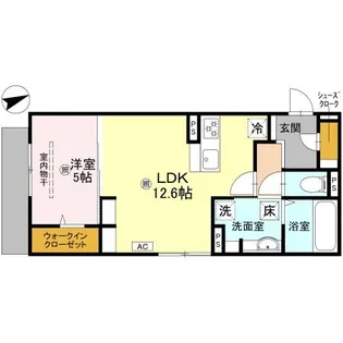 D-residence上甲子園【1階】の間取り