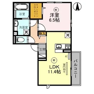 夙川桜井通り【2階】の間取り