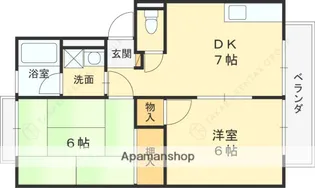 コートビレジ2【2階】の間取り