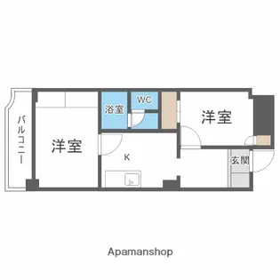 デイグラン モンテヴィラ【2階】の間取り