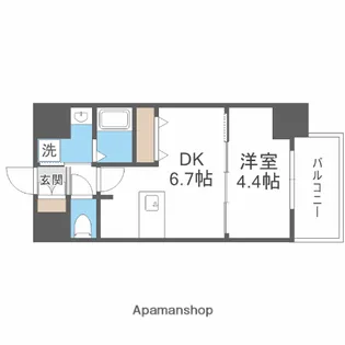 ファステート尼崎クロノス【11階】の間取り
