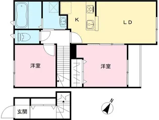 アコード【202号室号室】の間取り