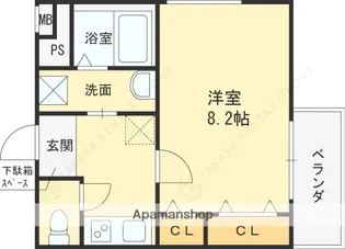 フジパレス宝塚光明町【1階】の間取り