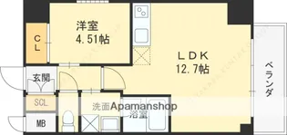 プレジオ西宮北口【2階】の間取り