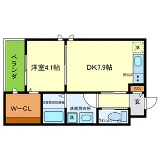 TーTRAD CASA【103号室号室】の間取り