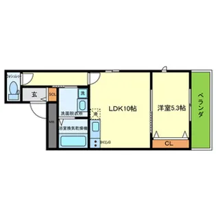 TーTRAD CASA【203号室号室】の間取り