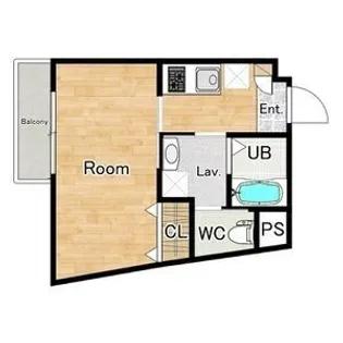 レヴァンテ宝塚【0302号室】の間取り