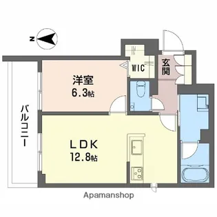 キラナ【303号室】の間取り