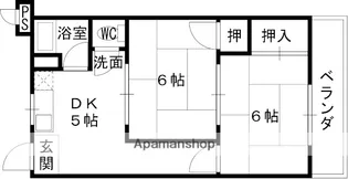 野本コーポラス【302号室】の間取り