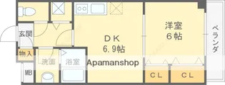 大谷町アネックス【404号室】の間取り