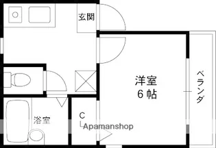 ネスト甲東【2階】の間取り