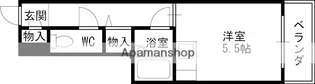 ブランシュ甲東園【202号室】の間取り