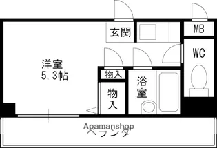 ブランシュ甲東園【205号室】の間取り