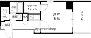 ビガーポリス133宝塚【12階】の間取り