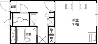 レオパレスメゾンドマルジュン【1階】の間取り