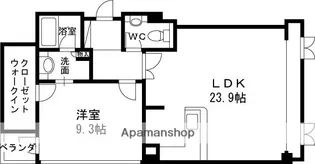 エクセレント芦屋【3階】の間取り