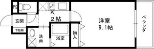 リタ 1ST.【103号室号室】の間取り