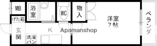 ソレイユ西宮【2階】の間取り